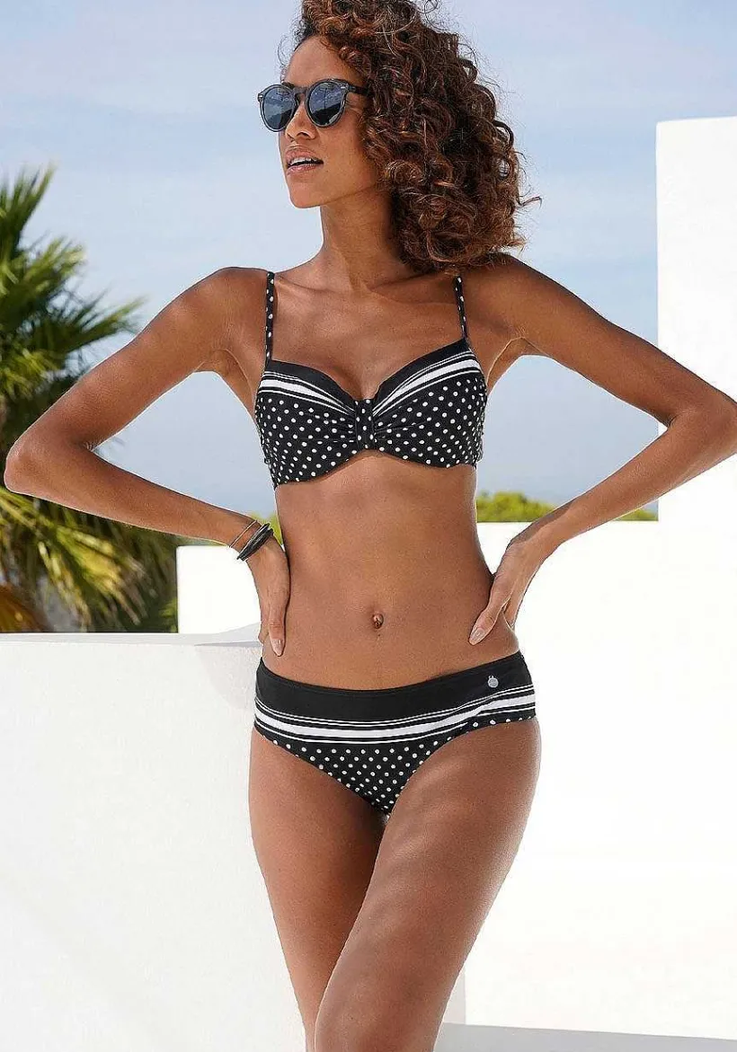 LASCANA Underwire-Dotted Underwire Bikini Top