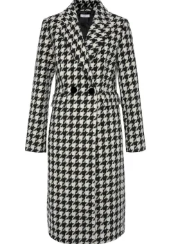 LASCANA Coats-Double Breasted Houndstooth Coat