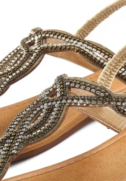 LASCANA Sandals-Embellished Beaded Sandals