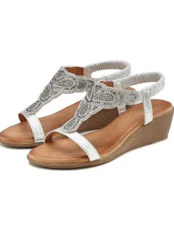 LASCANA Heels & Wedges-Embellished Wedge Sandals