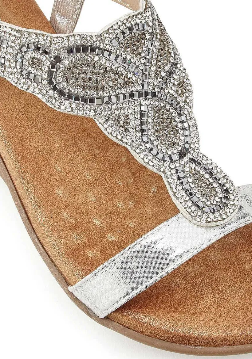 LASCANA Heels & Wedges-Embellished Wedge Sandals