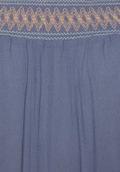 LASCANA Sundresses-Embroidered Cold Shoulder Dress
