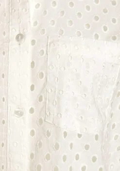LASCANA Blouses-Eyelet Button Down Blouse