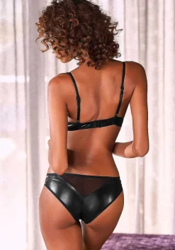 LASCANA Bikini Briefs-Faux Leather Bikini Brief