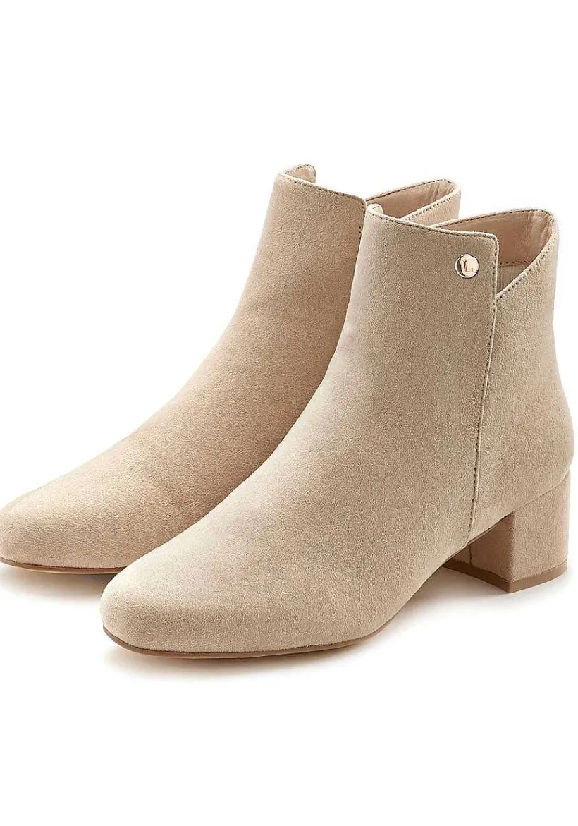 LASCANA Boots & Booties-Faux Suede Booties