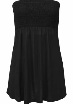 LASCANA Sleeveless Tops-Flared Smocked Bandeau Top