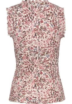 LASCANA Blouses-Floral High Neck Blouse