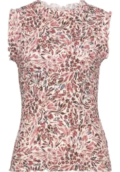 LASCANA Blouses-Floral High Neck Blouse