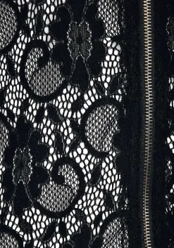LASCANA Jackets-Floral Lace Zip Jacket