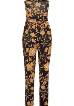 LASCANA Jumpsuits-Floral Print Bandeau Style Jumpsuit
