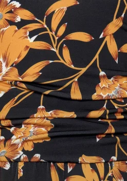 LASCANA Jumpsuits-Floral Print Bandeau Style Jumpsuit