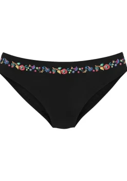 LASCANA Underwire-Floral Trim Underwire Bikini Top