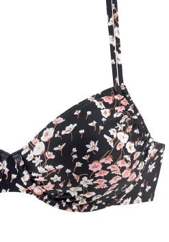 LASCANA Underwire-Floral Underwire Bikini Top