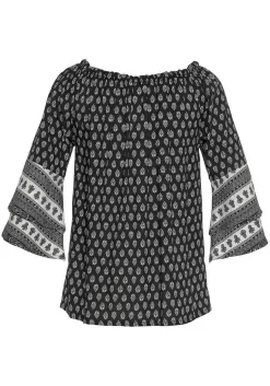 LASCANA Blouses-Flowy Carmen Top