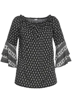 LASCANA Blouses-Flowy Carmen Top