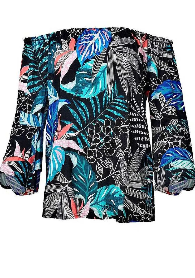 LASCANA Blouses-Flowy Carmen Top