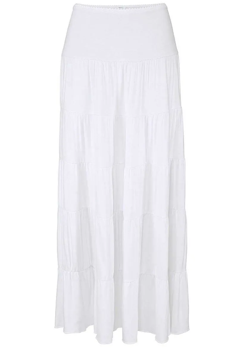 LASCANA Skirts-Flowy Maxi Skirt