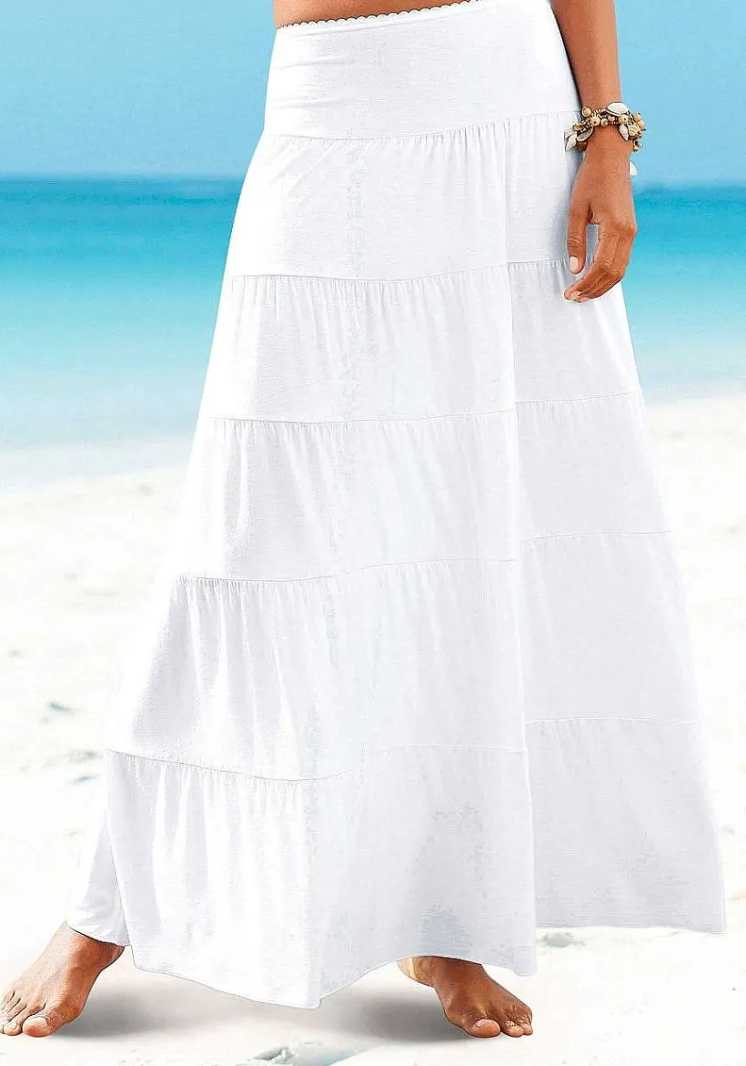 LASCANA Skirts-Flowy Maxi Skirt