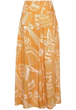LASCANA Skirts-Flowy Patterned Maxi Skirt