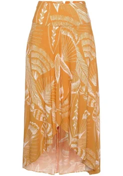 LASCANA Cover-Ups-Flowy Patterned Maxi Skirt