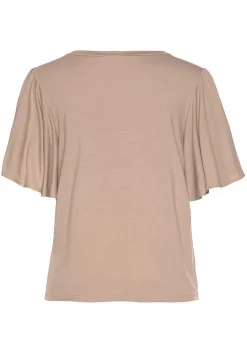 LASCANA Short Sleeve Tops-Flowy Sleeve Top