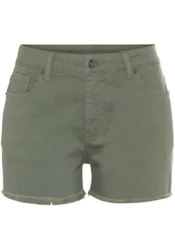 LASCANA Shorts-Frayed Hem Denim Shorts