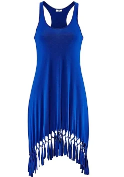 LASCANA Cover-Ups-Fringe Hem Beach Dress