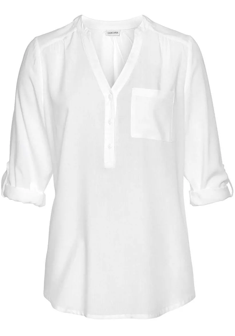 LASCANA Blouses-Front Pocket Blouse