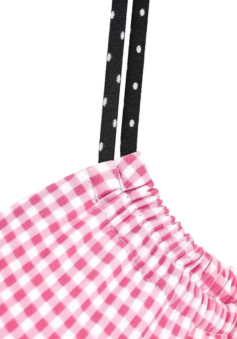 LASCANA Underwire-Gingham Underwire Bikini Top