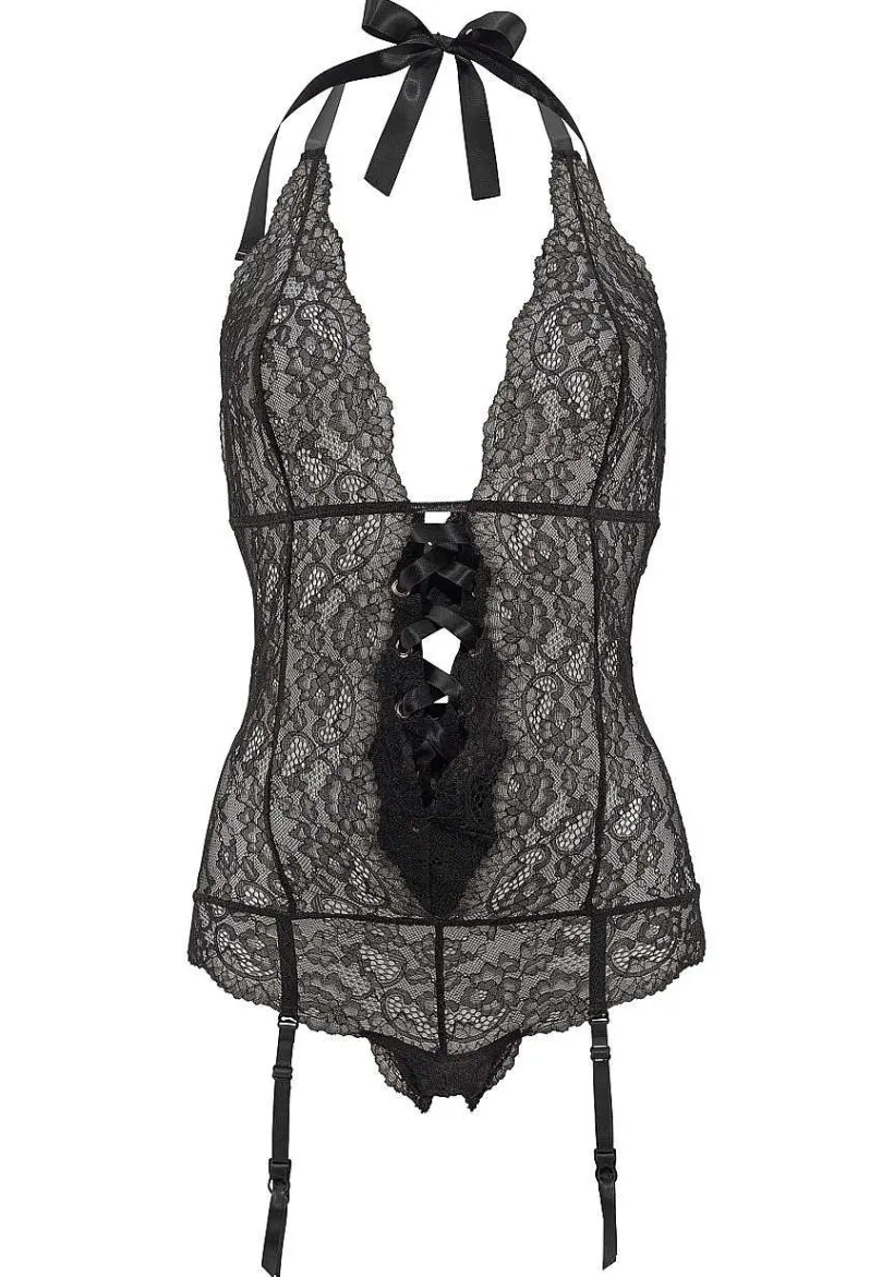LASCANA Teddies & Corsets-Halter Neck Lace Teddy