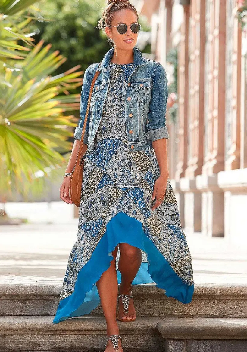 LASCANA Maxi Dresses-High Low Maxi Dress