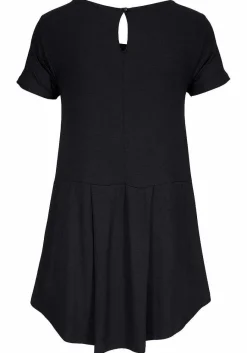 LASCANA Short Sleeve Tops-High Low Top