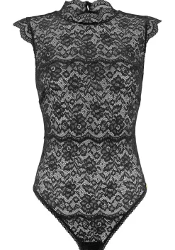 LASCANA Teddies & Corsets-High Neck Lace Teddy