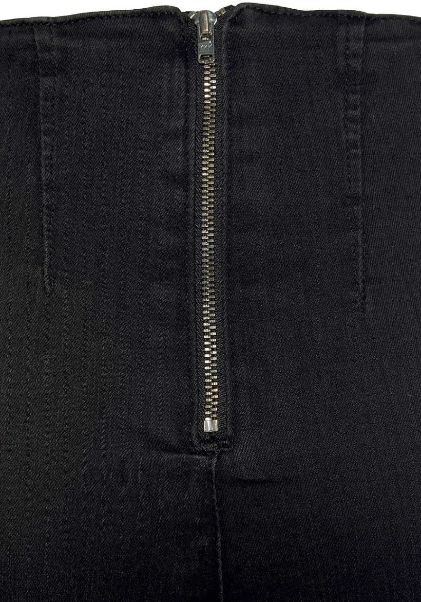 LASCANA Pants-High Waisted Zip Detail Jeggings