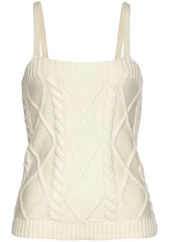 LASCANA Sleeveless Tops-Knitted Sleeveless Top
