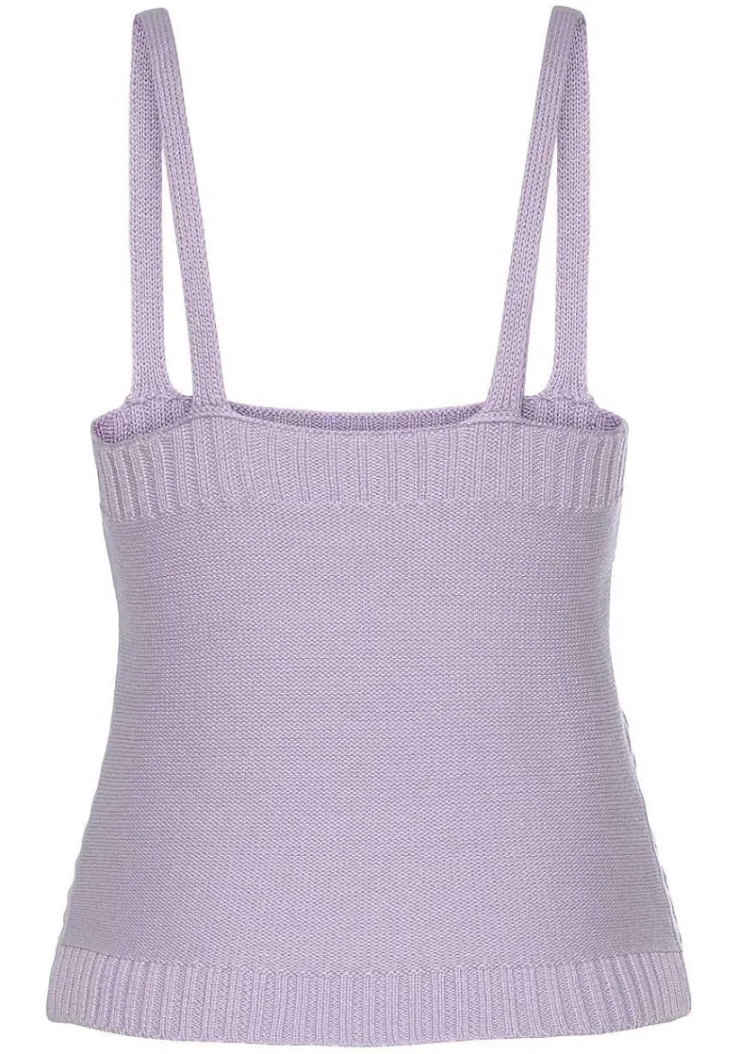 LASCANA Sleeveless Tops-Knitted Sleeveless Top
