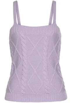 LASCANA Sleeveless Tops-Knitted Sleeveless Top