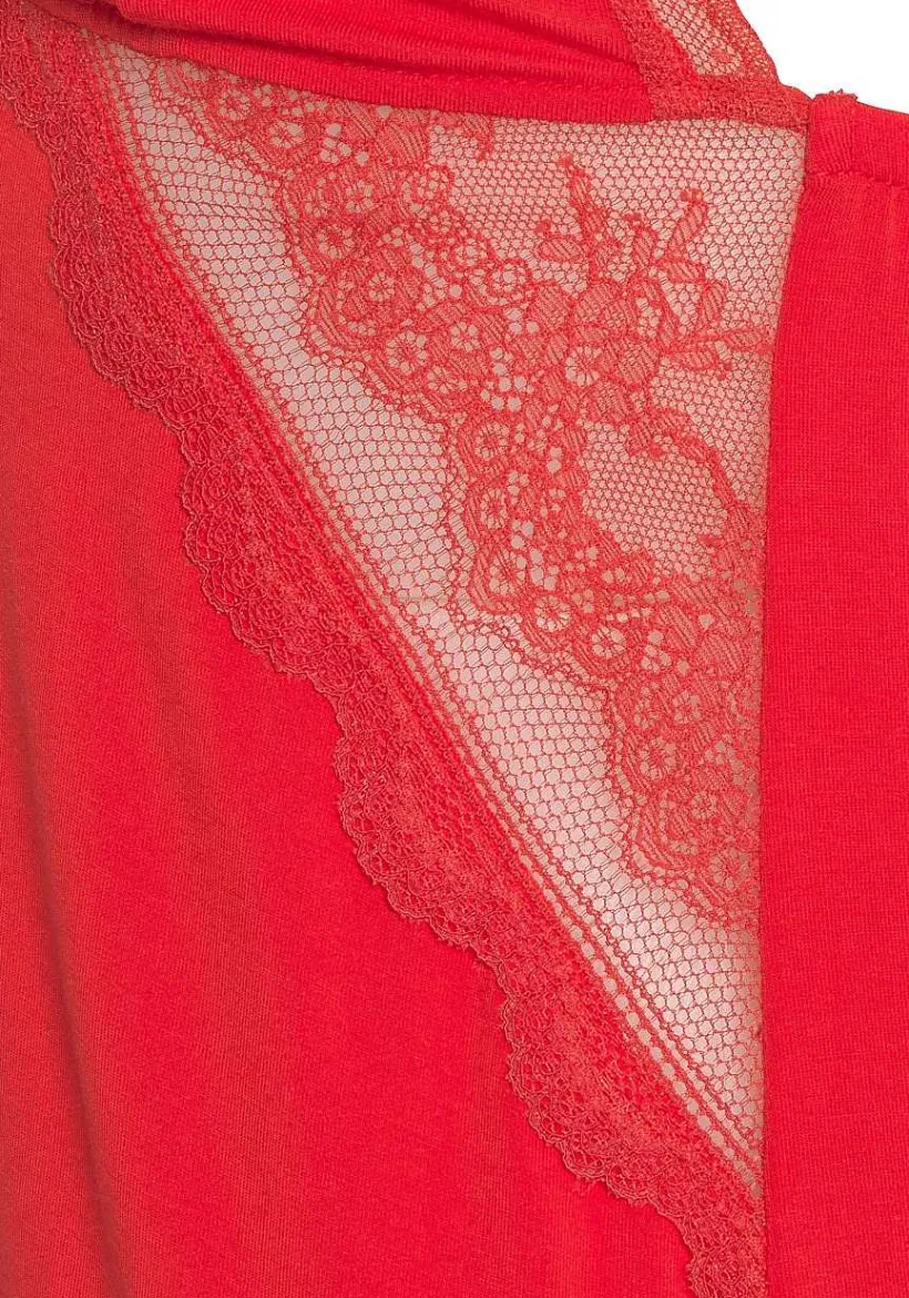 LASCANA Pajamas & Sets-Lace Back Pajama Top