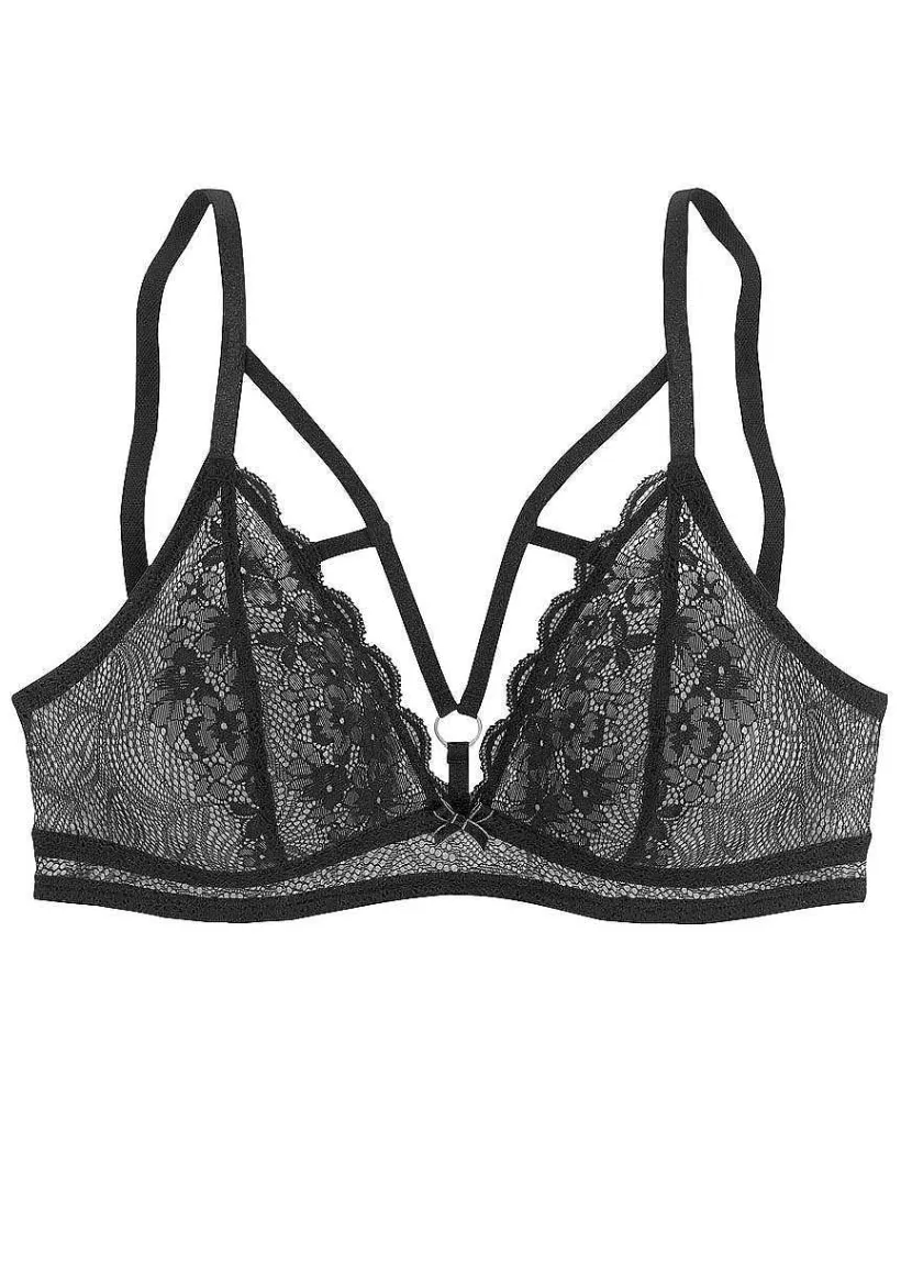LASCANA Bralettes & Wireless Bras-Lace Bralette & Panty Set