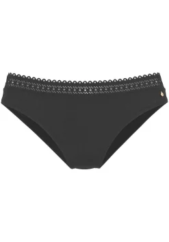 LASCANA Triangle-Lace Detail Triangle Bikini Top