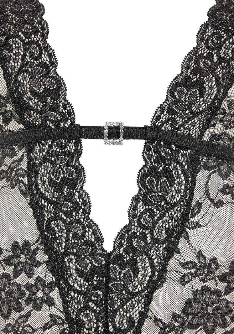 LASCANA Teddies & Corsets-Lace Open-Back Teddy