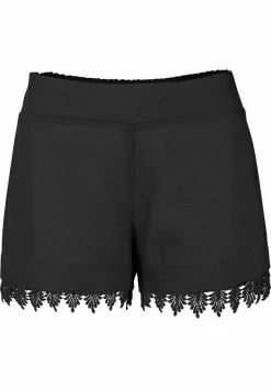 LASCANA Shorts-Lace Trim Shorts
