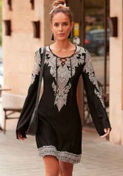 LASCANA Fall Dresses-Lace Up Dress