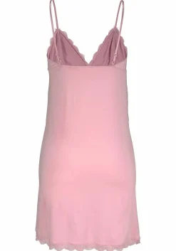LASCANA Nightgowns & Negligees-Lace V-Neck Negligee