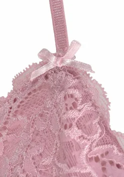 LASCANA Nightgowns & Negligees-Lace V-Neck Negligee