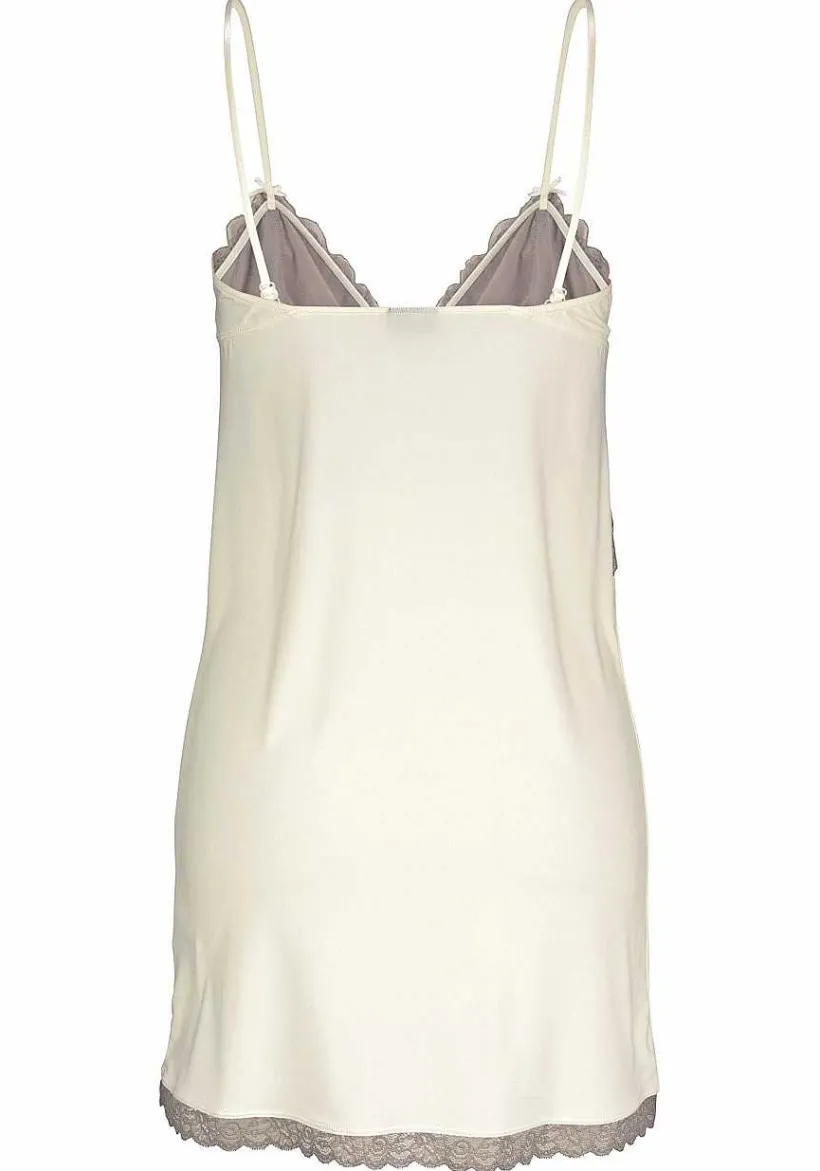 LASCANA Nightgowns & Negligees-Lace V-Neck Negligee