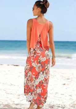 LASCANA Sundresses-Layered Look Maxi Dress