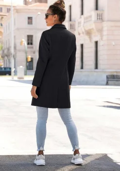 LASCANA Coats-Long Button Up Coat