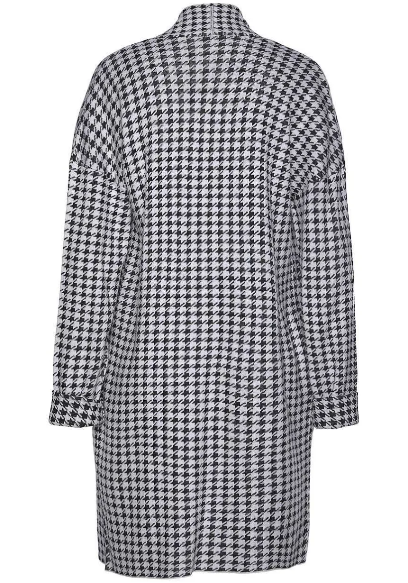 LASCANA Coats-Long Houndstooth Coat