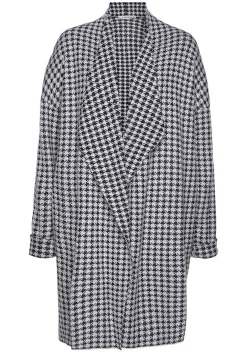 LASCANA Coats-Long Houndstooth Coat